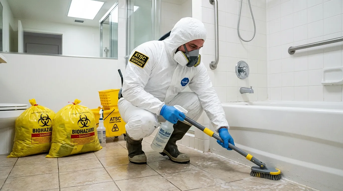 Decontamination equipment deployed for Blood Cleanup in Eden